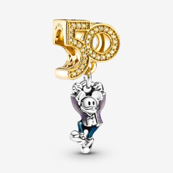 Disney Parks Mickey Mouse 50th Anniversary Dangle Charm Pandora Australia