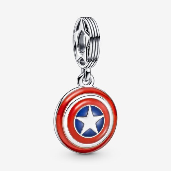 Marvel The Avengers Captain America Shield Dangle Charm Pandora Australia
