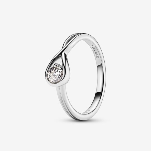 Pandora Australia Brilliance Lab-Created 0.25 Ct Tw Diamond Ring Sterling Silver