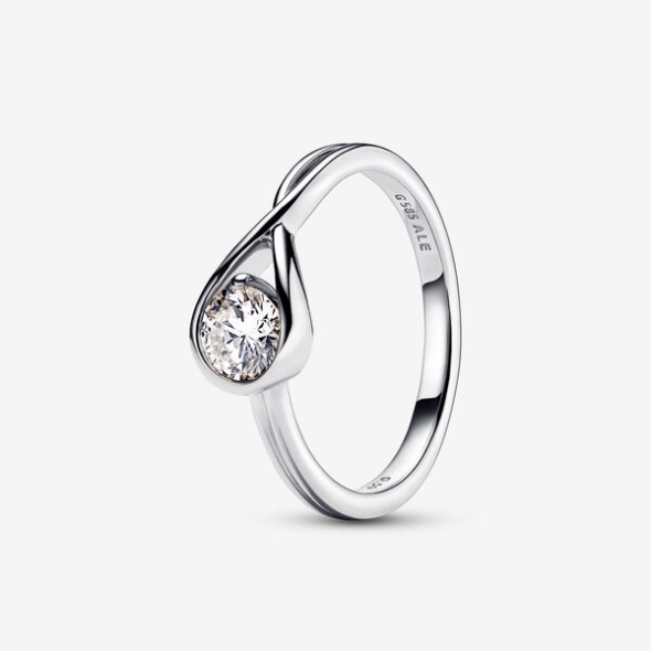 Pandora Australia Brilliance Lab-Created 0.50 Ct Tw Diamond Ring Sterling Silver