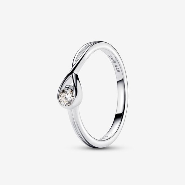 Pandora Australia Brilliance Lab-Created 0.15 Ct Tw Diamond Ring