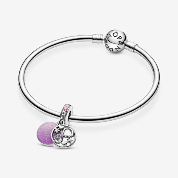 Glittering Infinity Hearts Stars Dangle Charm Pandora Australia