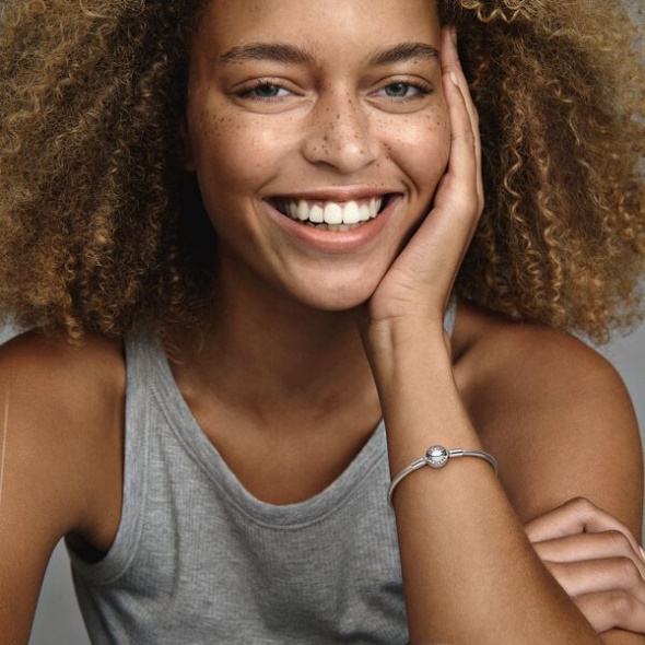 Pandora Australia Moments Snake Chain Bracelet Sterling Silver