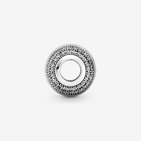 Pave Logo Charm Pandora Australia