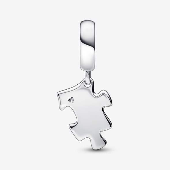 Sparkling Puzzle Piece Dangle Charm Pandora Australia