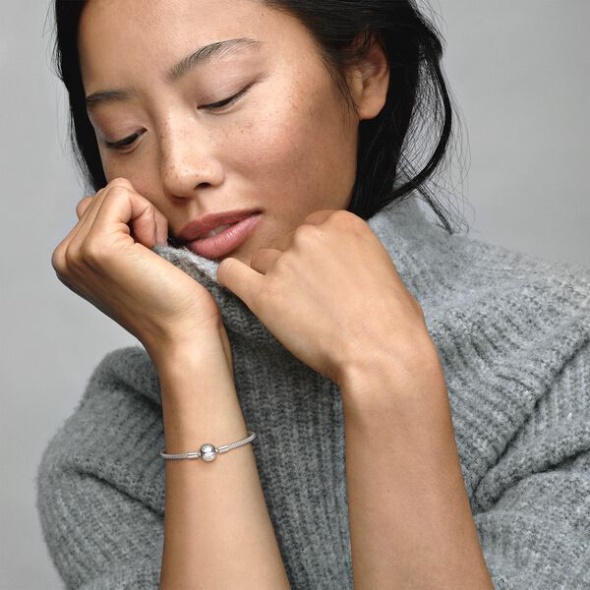 Pandora Australia Moments Mesh Bracelet Sterling Silver