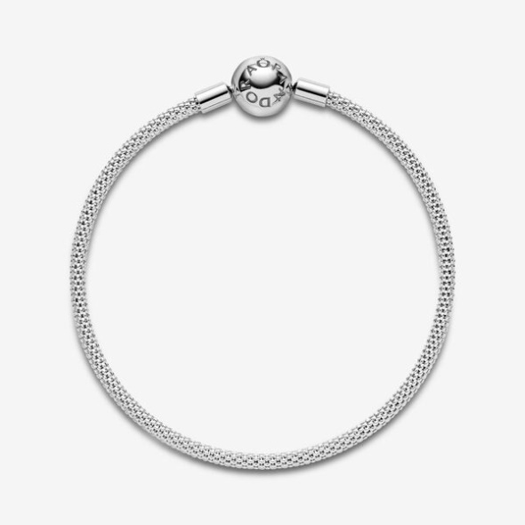 Pandora Australia Moments Mesh Bracelet Sterling Silver