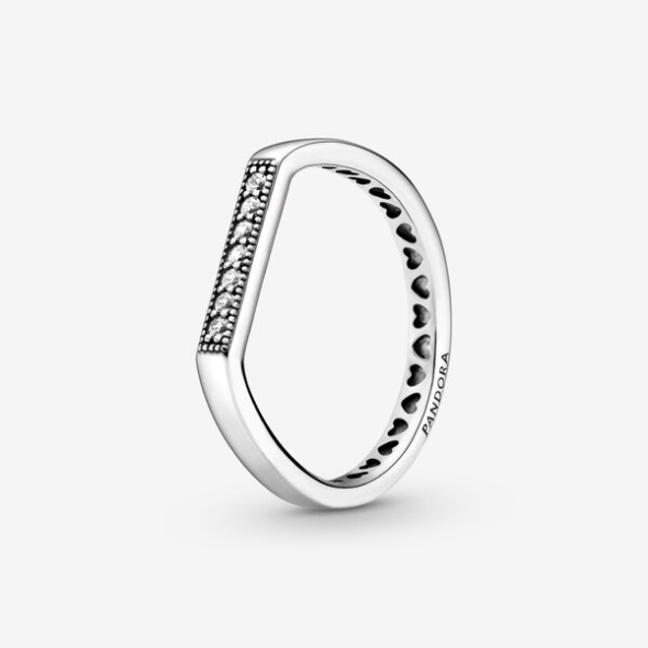 Sparkling Bar Stacking Ring Pandora Australia