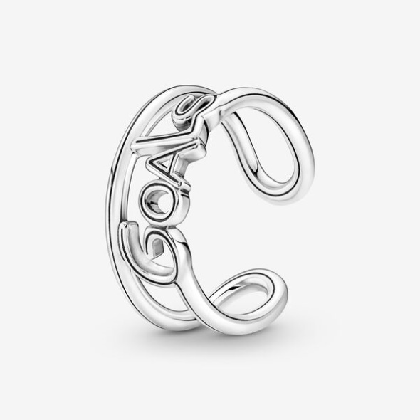 Pandora Australia Me Goals Open Ring