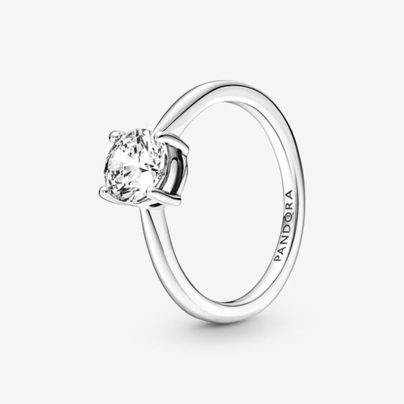 Sparkling Solitaire Ring Pandora Australia