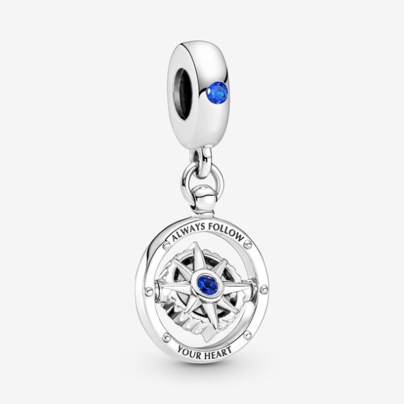 Spinning Compass Dangle Charm Pandora Australia