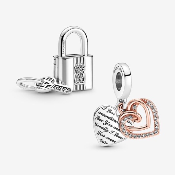 Locked Together Charm Set Pandora Australia