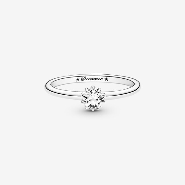 Celestial Sparkling Star Solitaire Ring Pandora Australia