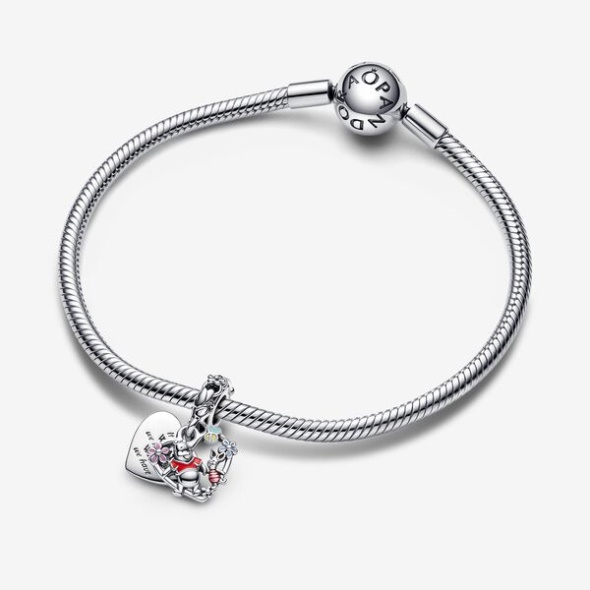 Disney Winnie The Pooh Piglet Double Dangle Charm Pandora Australia