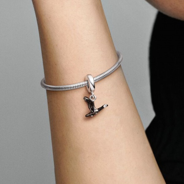 Canadian Goose Maple Leaf Dangle Charm Pandora Australia
