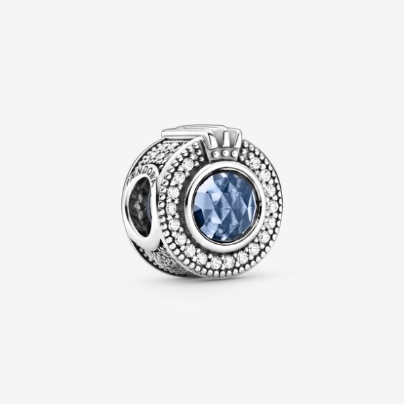 Sparkling Blue Crown O Charm Pandora Australia