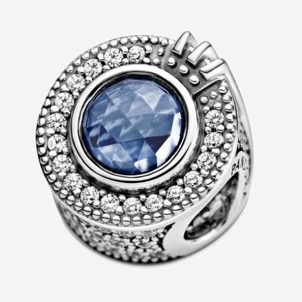 Sparkling Blue Crown O Charm Pandora Australia