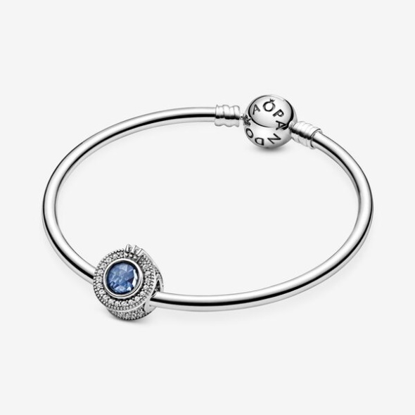 Sparkling Blue Crown O Charm Pandora Australia