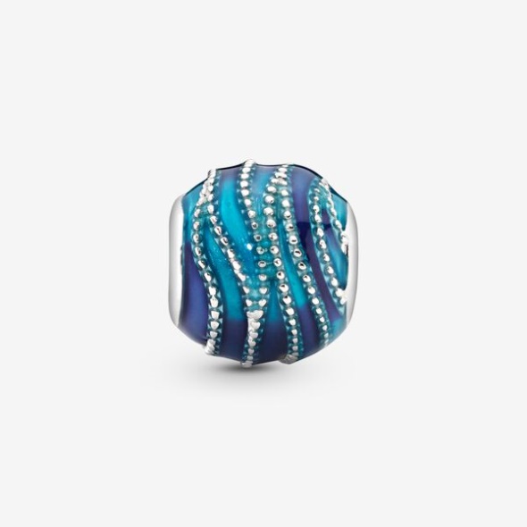 Blue Wave Charm Pandora Australia