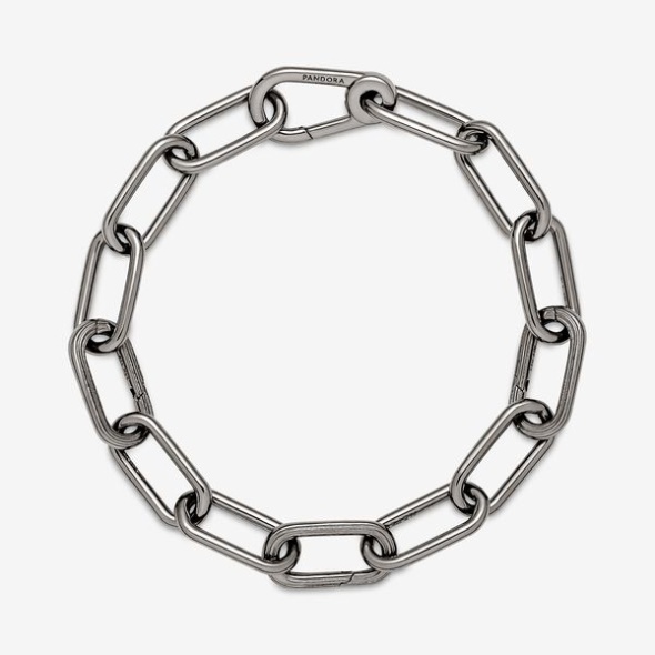 Pandora Australia Me Link Chain Bracelet Ruthenium Plated