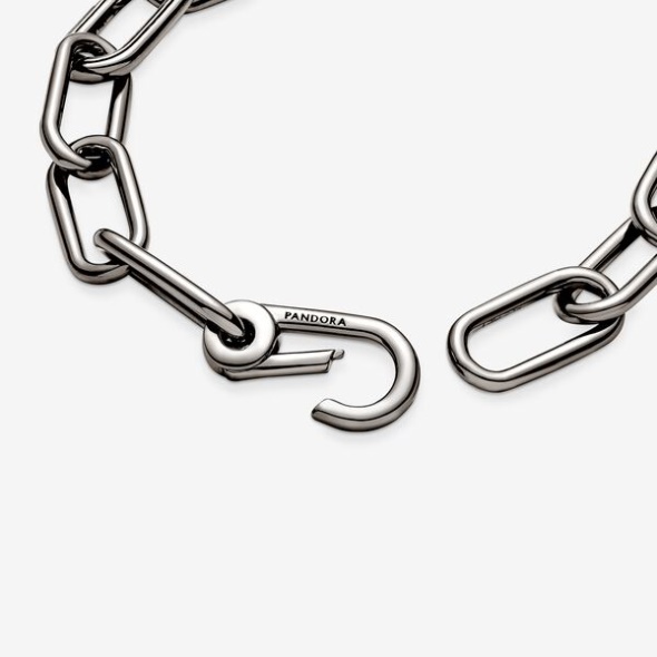 Pandora Australia Me Link Chain Bracelet Ruthenium Plated