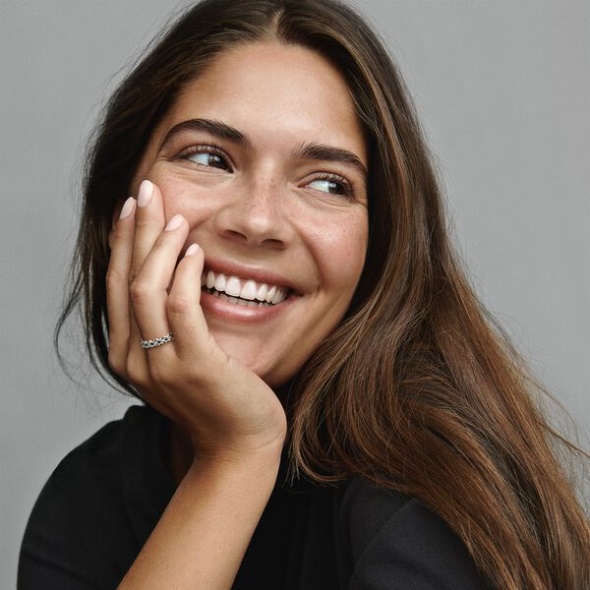 Band Of Asymmetric Stars Ring Pandora Australia