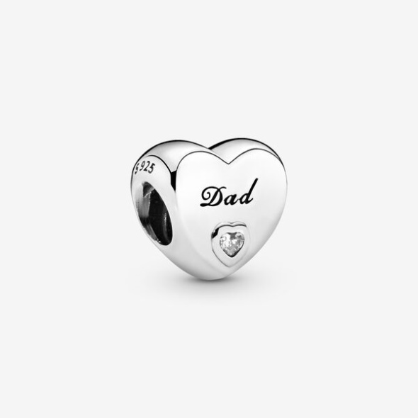 Dad Heart Charm Pandora Australia