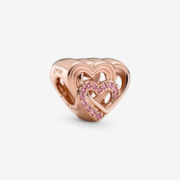 Intertwined Love Hearts Charm Pandora Australia