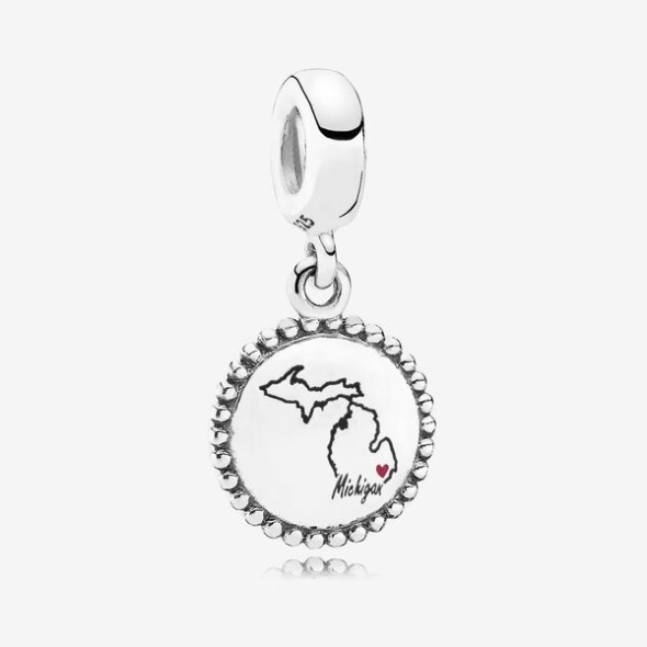 Michigan State Heart Charm Pandora Australia