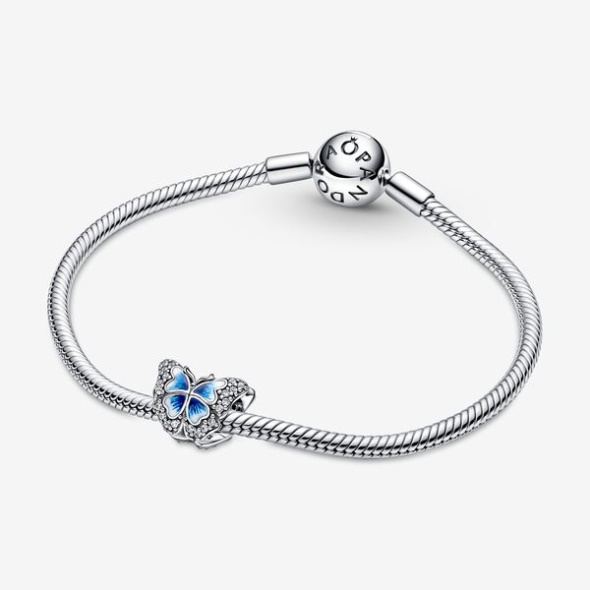 Blue Butterfly Sparkling Charm Pandora Australia