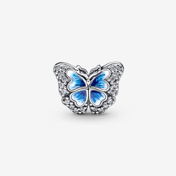 Blue Butterfly Sparkling Charm Pandora Australia