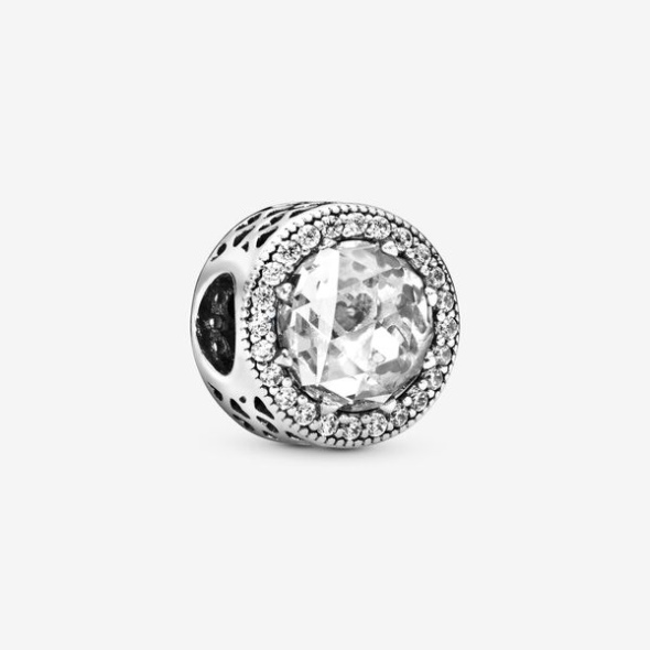 Sparkling Clear Charm Pandora Australia Sterling Silver