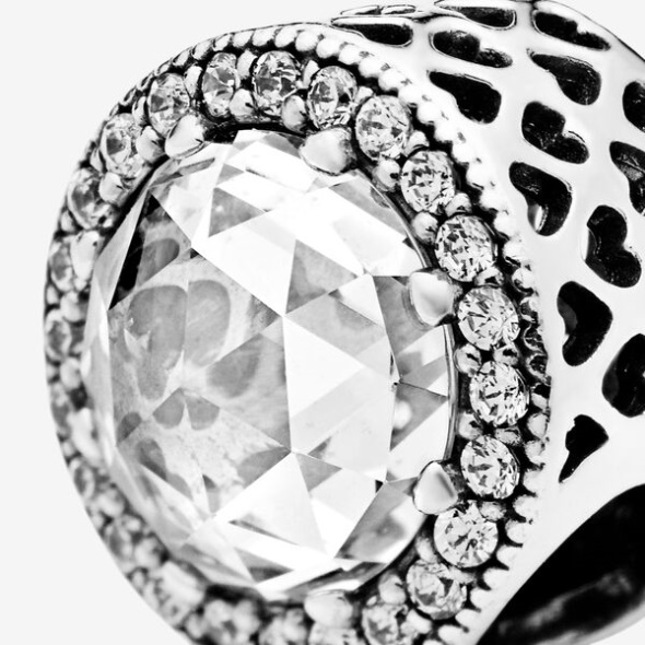 Sparkling Clear Charm Pandora Australia Sterling Silver
