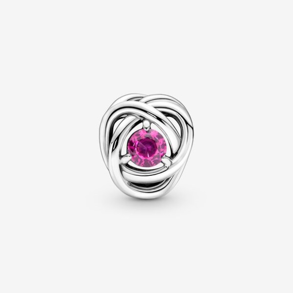 October Pink Eternity Circle Charm Pandora Australia