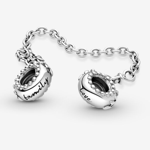 Heart Family Tree Safety Chain Charm Pandora Australia