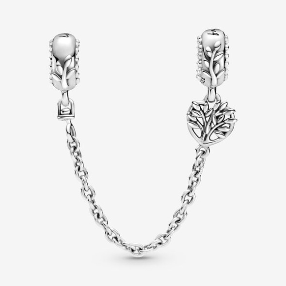 Heart Family Tree Safety Chain Charm Pandora Australia