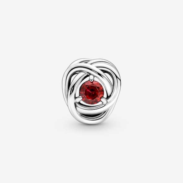 July True Red Eternity Circle Charm Pandora Australia