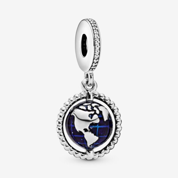 Spinning Globe Dangle Charm Pandora Australia