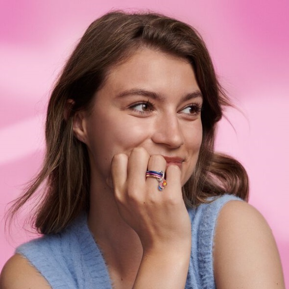 Pandora Australia Me Pave Ring Rose Gold Plated