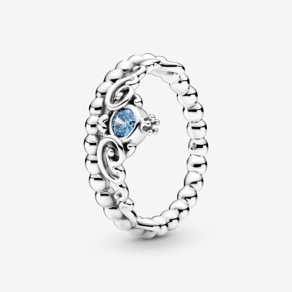 Disney Cinderella Blue Tiara Ring Pandora Australia