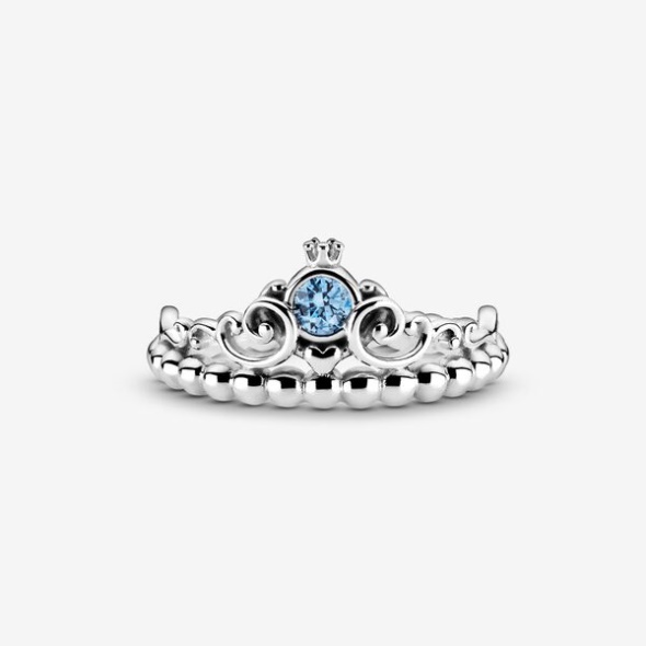 Disney Cinderella Blue Tiara Ring Pandora Australia