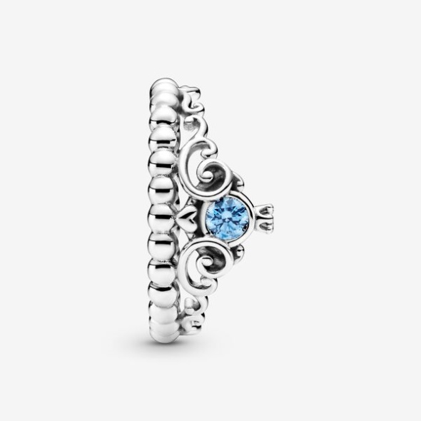 Disney Cinderella Blue Tiara Ring Pandora Australia