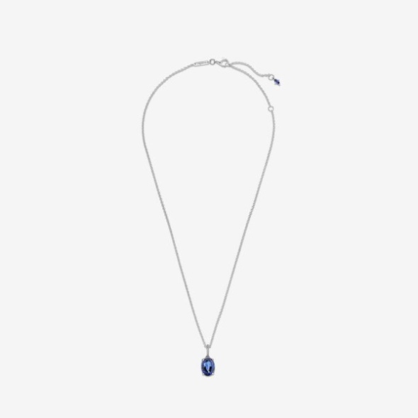 Sparkling Statement Halo Pendant Necklace Pandora Australia