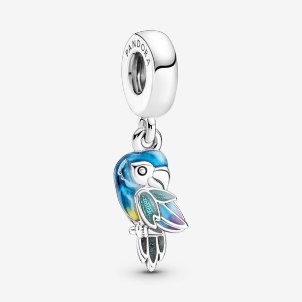 Jungle Paradise Parrot Dangle Charm Pandora Australia