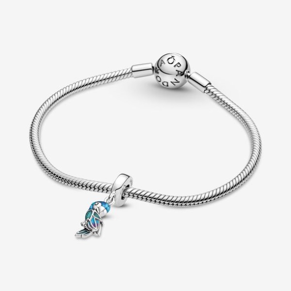 Jungle Paradise Parrot Dangle Charm Pandora Australia