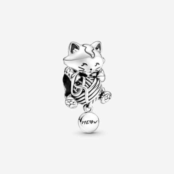 Kitten Yarn Ball Charm Pandora Australia