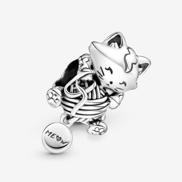 Kitten Yarn Ball Charm Pandora Australia