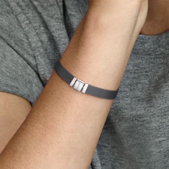 Pandora Australia Reflexions Fashion Mesh Bracelet Sterling Silver