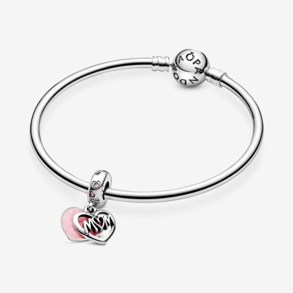 Mom Script Heart Dangle Charm Pandora Australia