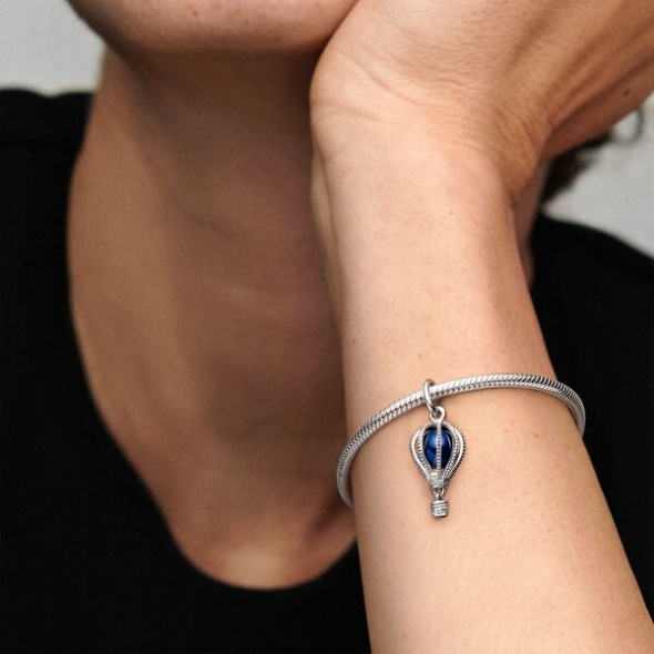 Blue Hot Air Balloon Travel Charm Pandora Australia